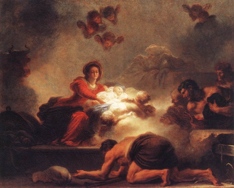 Fragonard, Jean-Honore (1732-1806), Jean-Honore - Adoration of the Shepherds.JPG